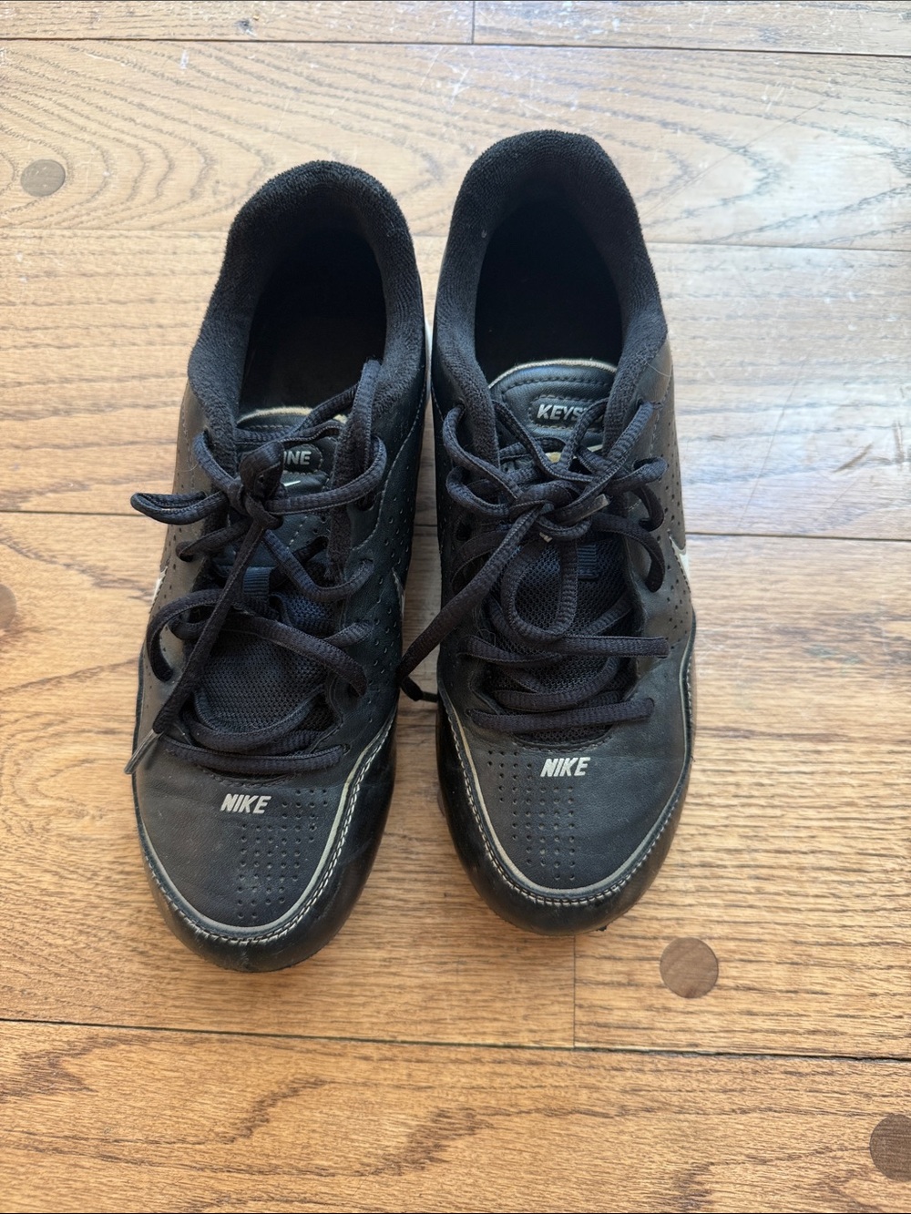 Nike kids Black baseball cleats